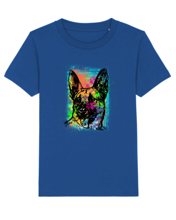 German Shepherd Majorelle Blue