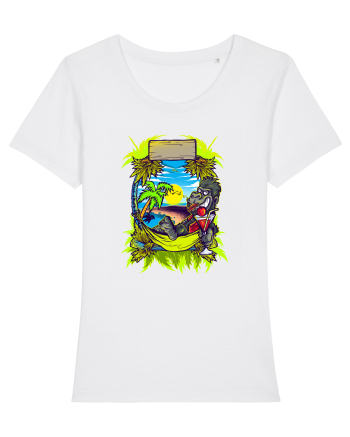 Tropical Gorilla Party White