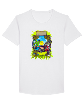 Tropical Gorilla Party White