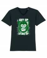 Get Up Stand Up Tricou mânecă scurtă guler V Bărbat Presenter