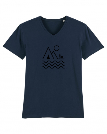 Campând la Munte - Design Minimalist French Navy