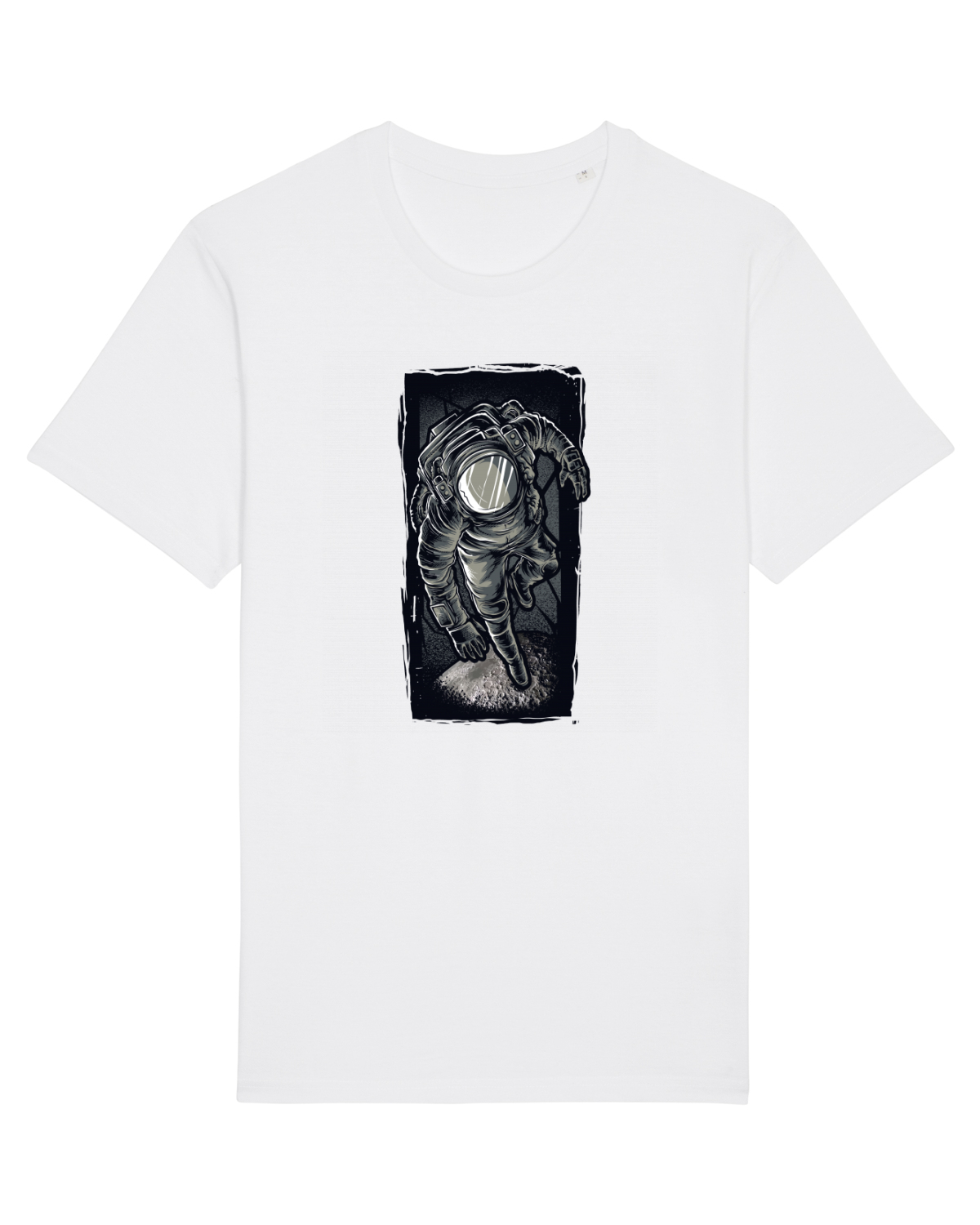 Tricou mânecă scurtă Unisex Rocker White