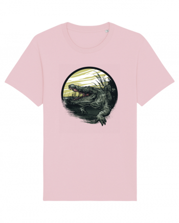 Swamp Alligator Cotton Pink