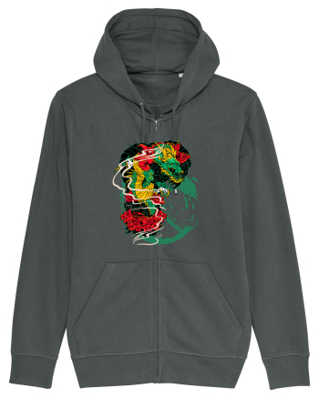 Flower Dragon Anthracite