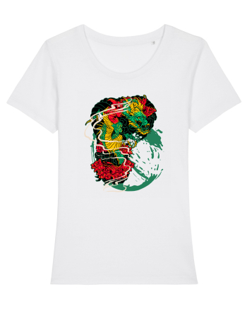 Flower Dragon White
