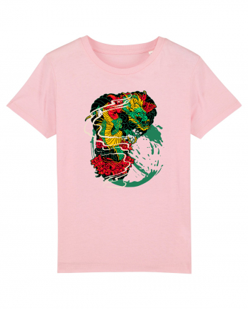 Flower Dragon Cotton Pink