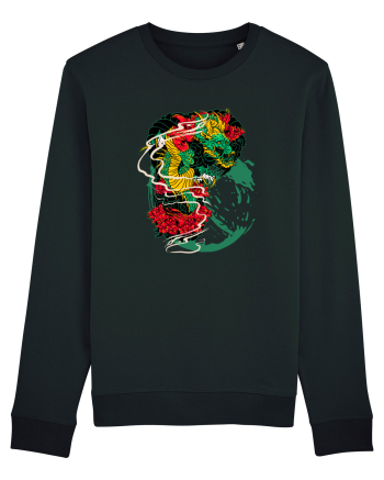 Flower Dragon Black