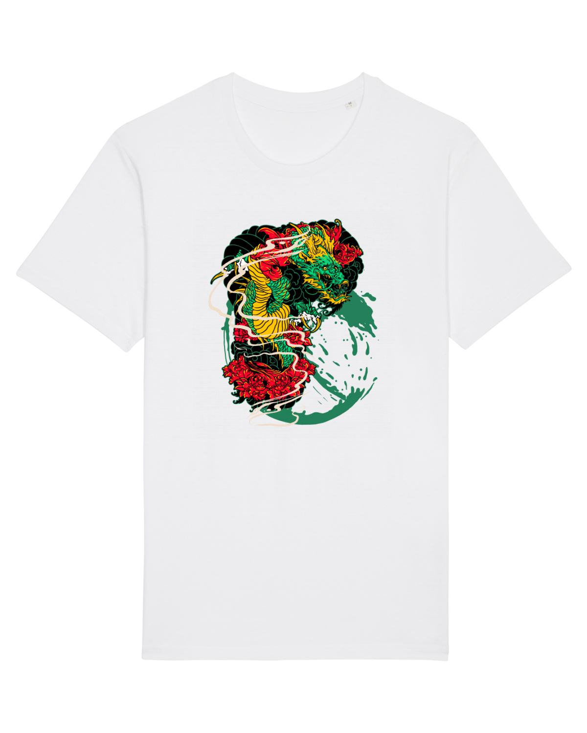 Tricou mânecă scurtă Unisex Rocker White