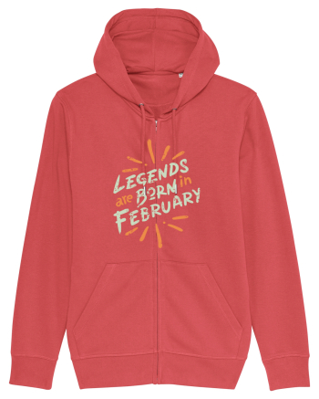 Legends Are Born In February Carmine Red