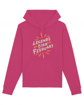 Legends Are Born In February Raspberry