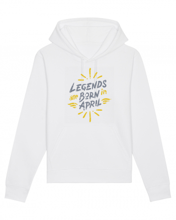 Legends Are Born In April White