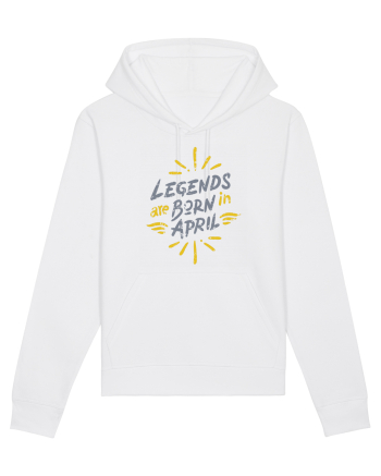 Legends Are Born In April White