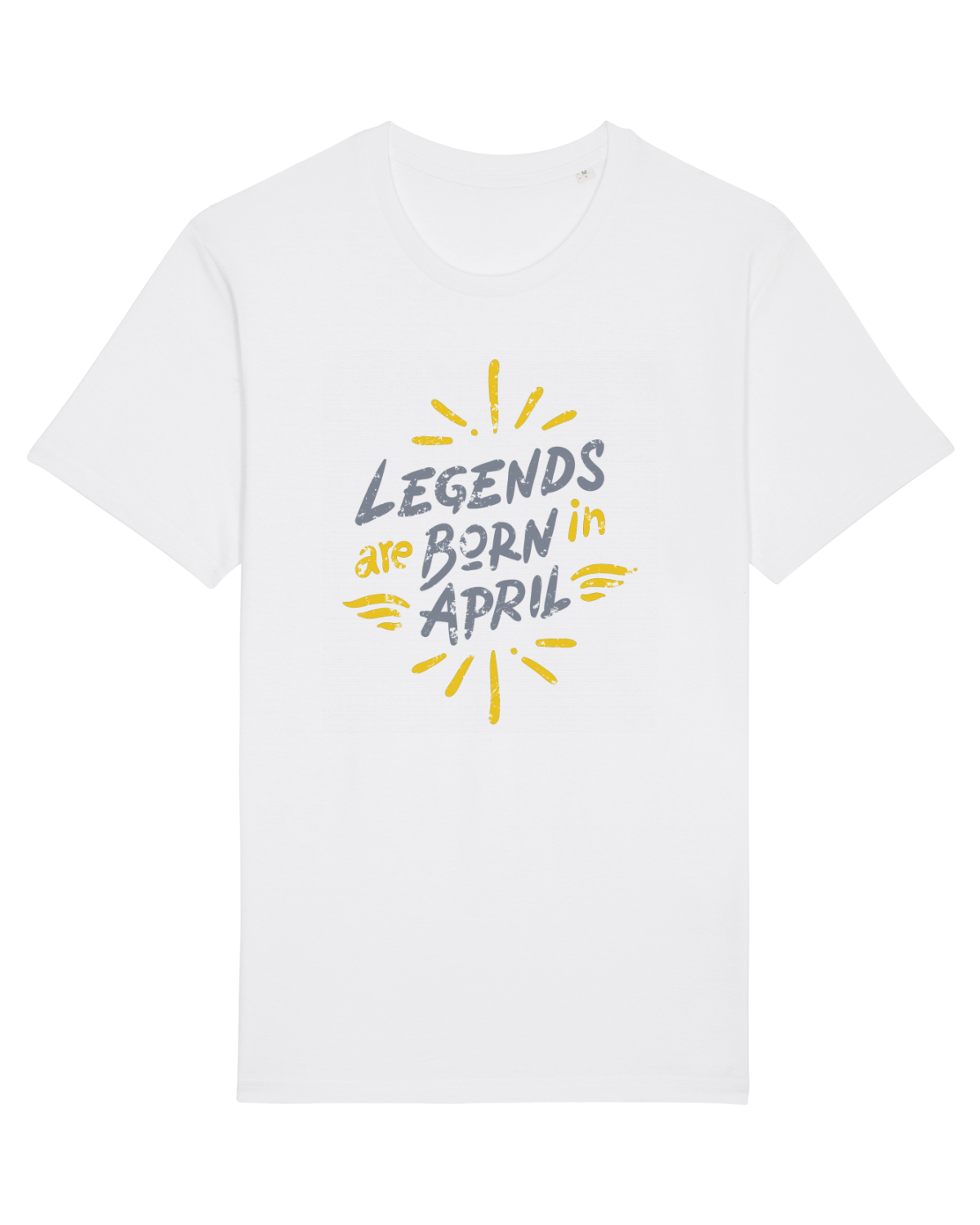 Tricou mânecă scurtă Unisex Rocker White