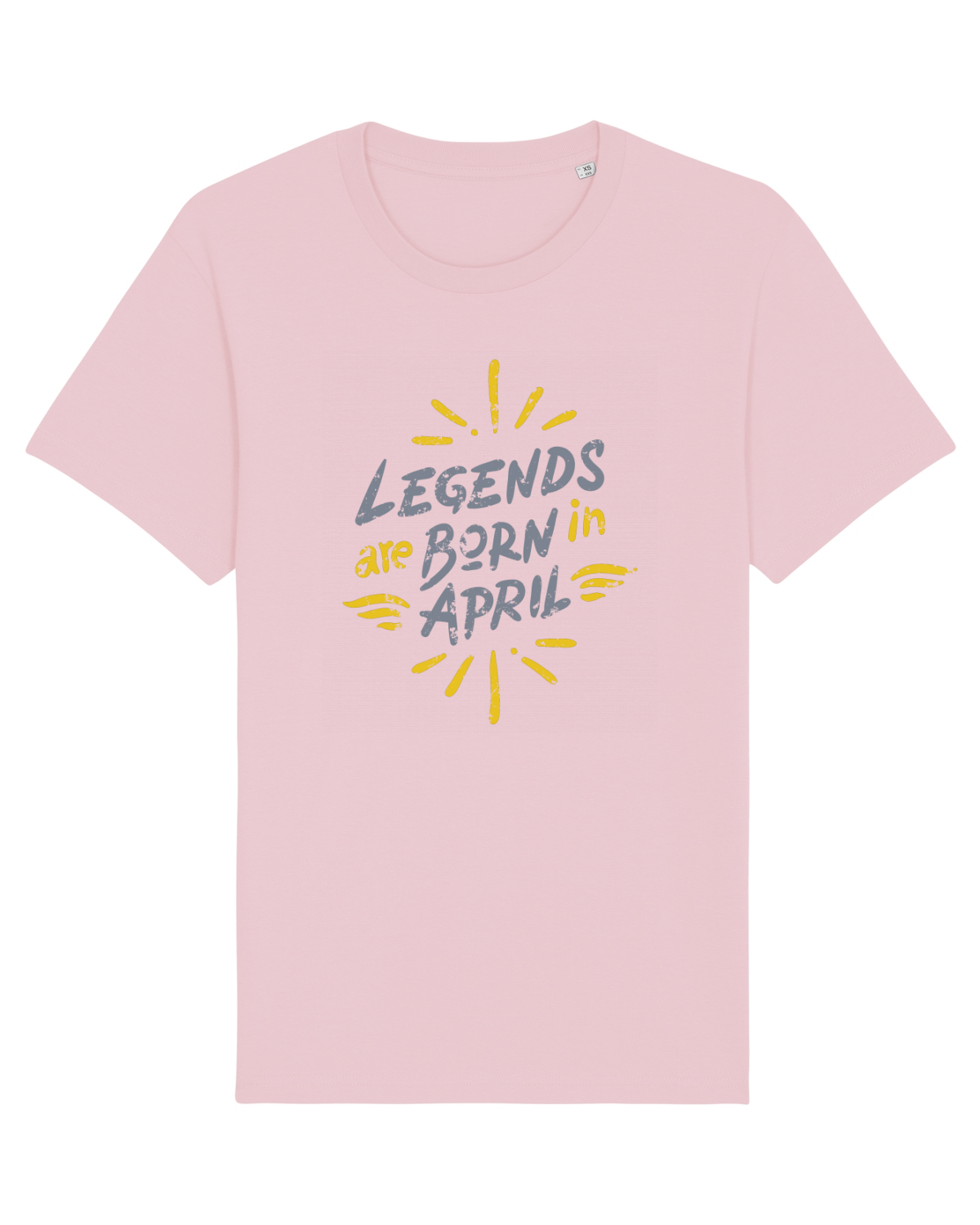 Tricou mânecă scurtă Unisex Rocker Cotton Pink