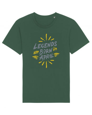 Legends Are Born In April Bottle Green