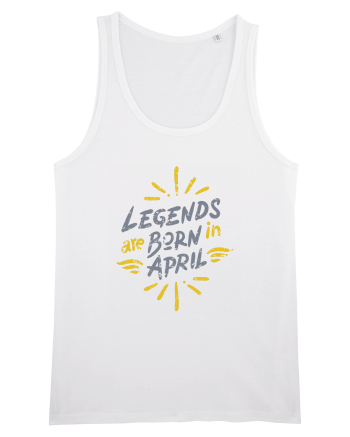 Legends Are Born In April White
