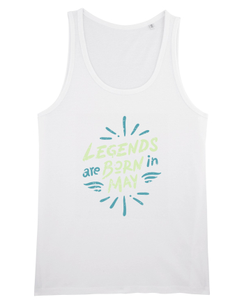 Legends Are Born In May White