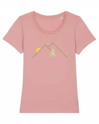 Peisaj Geometric Minimalist Canyon Pink