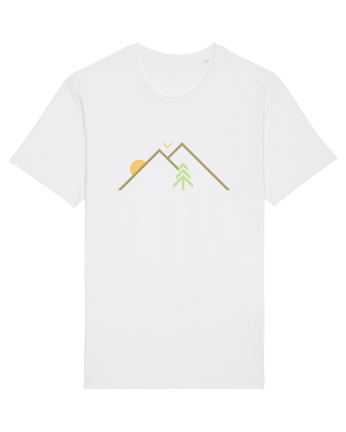 Tricou mânecă scurtă Unisex Rocker White