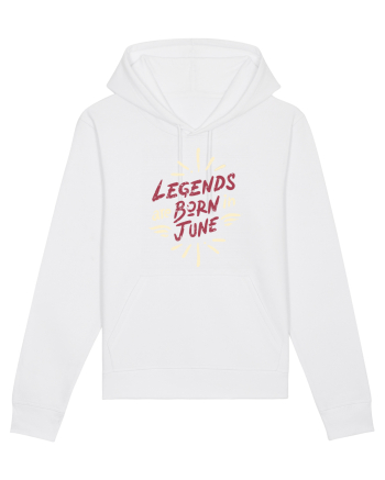 Legends Are Born In June White