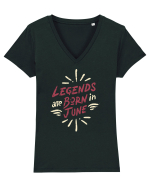 Legends Are Born In June Tricou mânecă scurtă guler V Damă Evoker