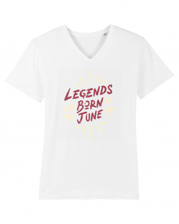 Legends Are Born In June White