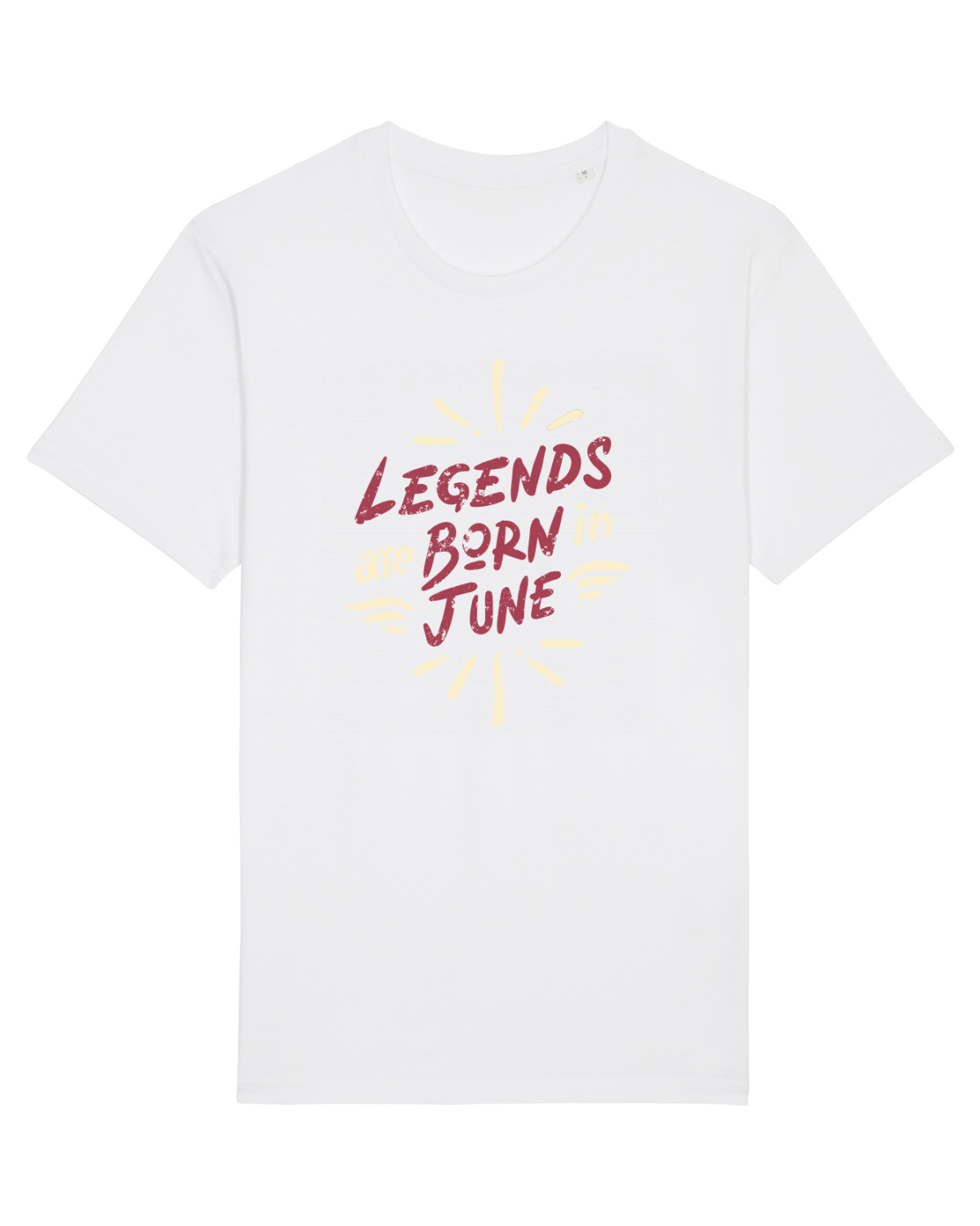 Tricou mânecă scurtă Unisex Rocker White