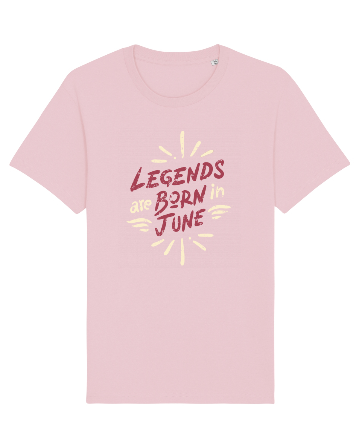 Tricou mânecă scurtă Unisex Rocker Cotton Pink