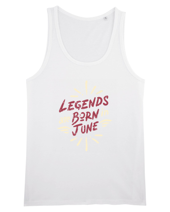 Legends Are Born In June White