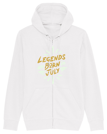 Legends Are Born In July White