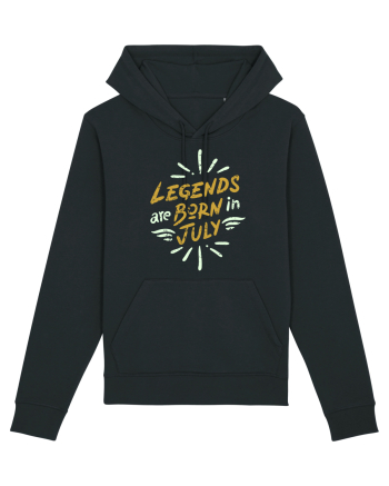Legends Are Born In July Black
