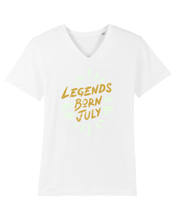 Legends Are Born In July White