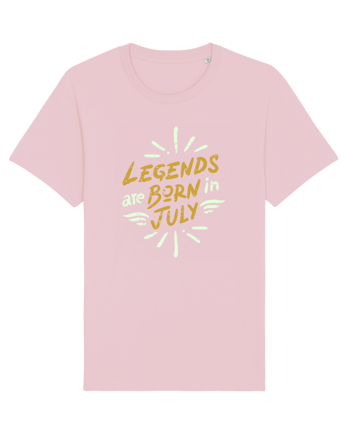 Tricou mânecă scurtă Unisex Rocker Cotton Pink