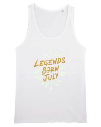 Legends Are Born In July White