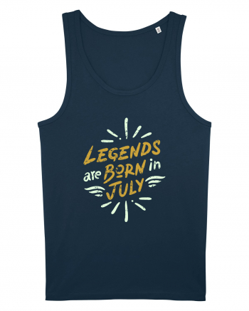 Legends Are Born In July Navy