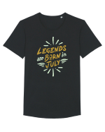 Legends Are Born In July Tricou mânecă scurtă guler larg Bărbat Skater