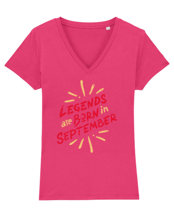 Legends Are Born In September Raspberry