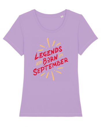 Legends Are Born In September Lavender Dawn