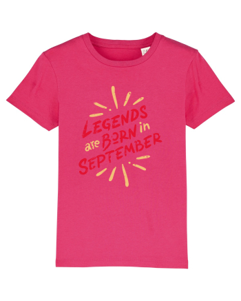 Legends Are Born In September Raspberry