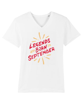 Legends Are Born In September White