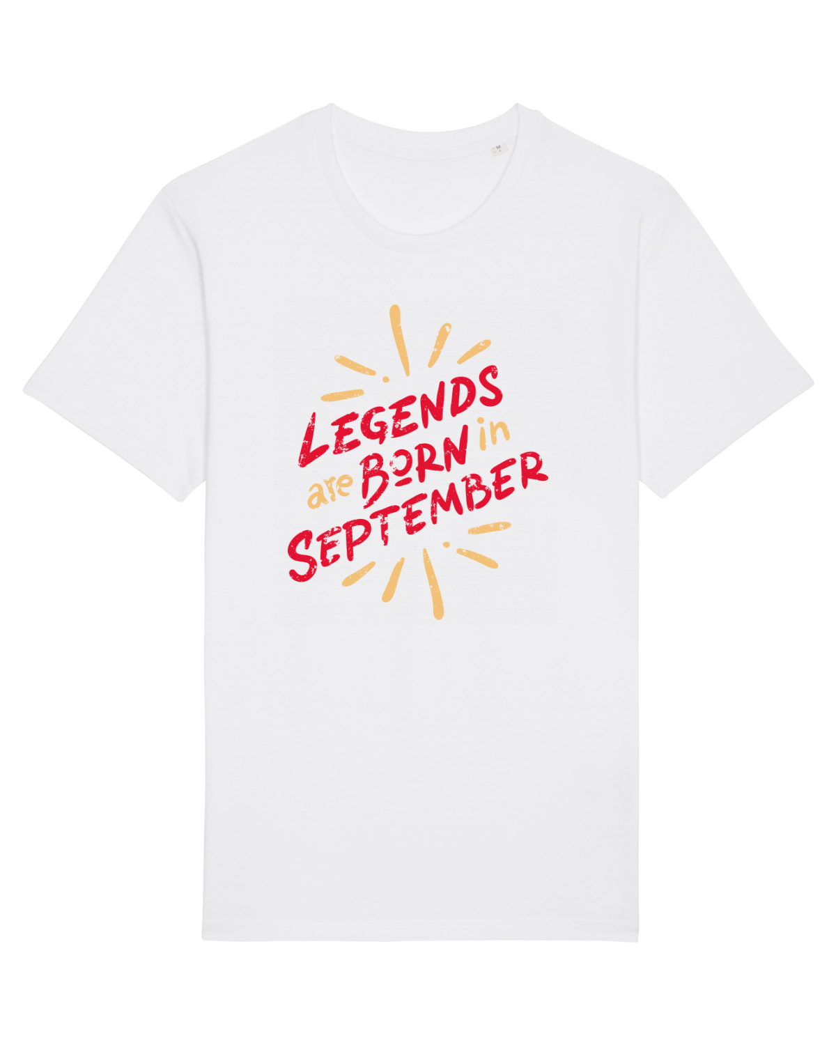 Tricou mânecă scurtă Unisex Rocker White