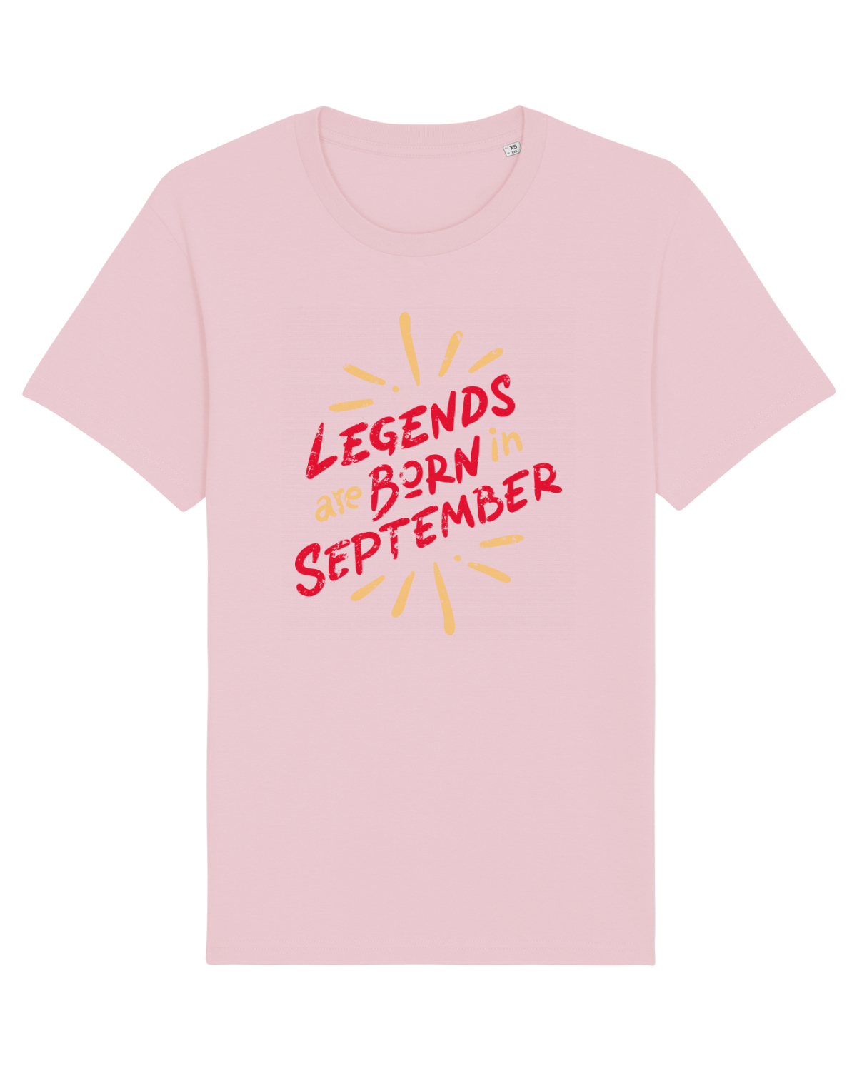 Tricou mânecă scurtă Unisex Rocker Cotton Pink
