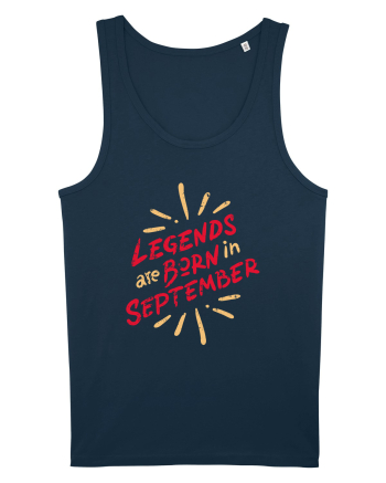 Legends Are Born In September Navy