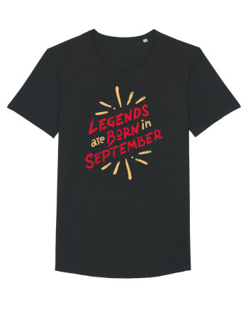 Legends Are Born In September Black