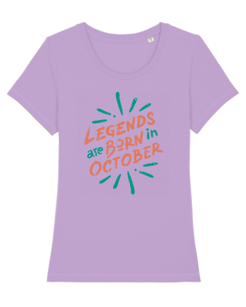 Legends Are Born In October Lavender Dawn