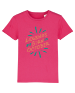 Legends Are Born In October Tricou mânecă scurtă  Copii Mini Creator