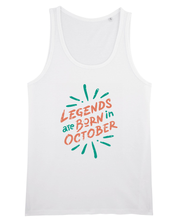 Legends Are Born In October White