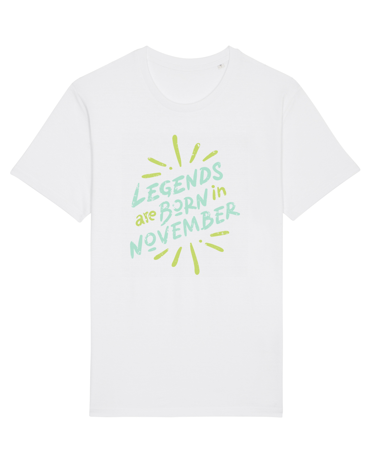 Tricou mânecă scurtă Unisex Rocker White