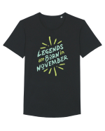 Legends Are Born In November Tricou mânecă scurtă guler larg Bărbat Skater