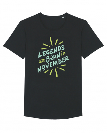 Legends Are Born In November Black